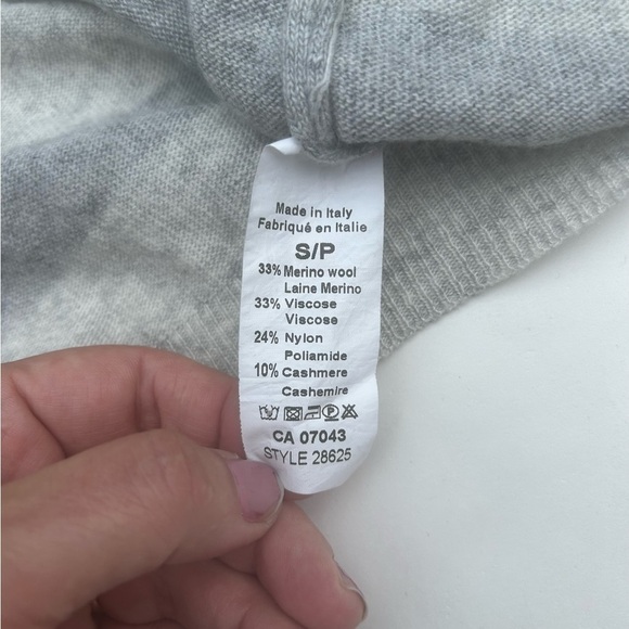 CARINA Ricci merino wool blend made in Italy knit striped dress size small - Picture 6 of 7